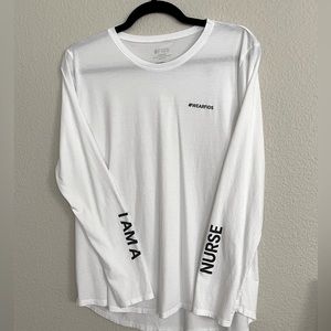 Figs long sleeve • I AM A NURSE tee
